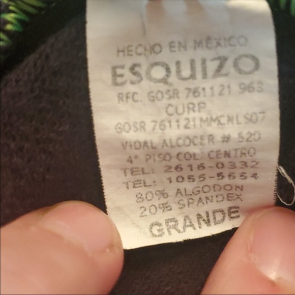 🍂Esquizo Neon Green and Black hoodie - Picture 2 of 7